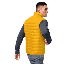 Jack Wolfskin Padded Vest JWP (lightweight, windproof, warm insulated) yellow Men